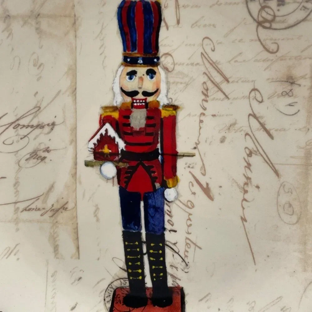 2 Williams Sonoma Nutcracker Salad Plate 8 1/2